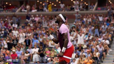 American Frances Tiafoe stuns Rafael Nadal to make US Open quarterfinals