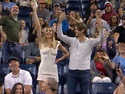 Viral Video: The "Beer Chug Girl" Returns At US Open