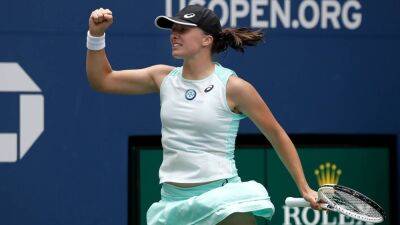 Iga Swiatek 'really proud' after battling into first US Open quarterfinal