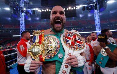 Anthony Joshua - Oleksandr Usyk - Tyson Fury - Eddie Hearn - Fury offers Joshua 'Battle of Britain' heavyweight bout - beinsports.com - Britain - Ukraine - Saudi Arabia