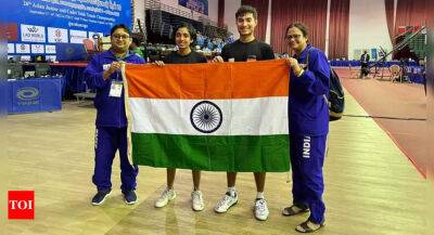 Payas-Yashaswini pair wins gold at Asian Junior TT