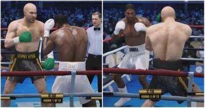 Tyson Fury vs Anthony Joshua superfight simulation ends in brutal knockout