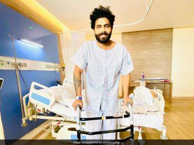 Rahul Dravid - Asia Cup - Ravindra Jadeja - "Try To Get Back As Soon As I Can": Ravindra Jadeja Shares Pic Post Knee Surgery - sports.ndtv.com - India - Pakistan