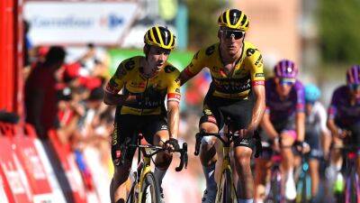 Primoz Roglic wounded in ridiculous crash in final 150m as Mads Pedersen wins Stage 16 at La Vuelta