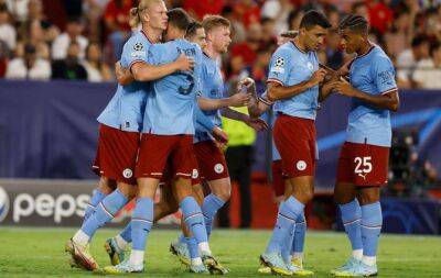 Haaland double fires Man City in Sevilla rout