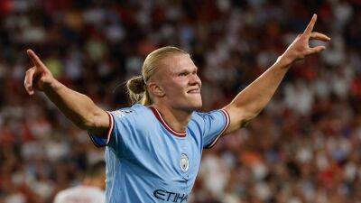 Erling Haaland unstoppable as Manchester City thrash Sevilla in Champions League