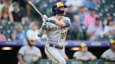 Giancarlo Stanton - Milwaukee Brewers' Christian Yelich hits 499-foot homer, but Colorado Rockies win in 10 - espn.com - state Texas - county San Diego - state Colorado -  Milwaukee - county Taylor