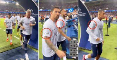 Lionel Messi - Paris Saint-Germain - Lionel Messi: Only he had 'GOAT' written on PSG warm-up training top - givemesport.com