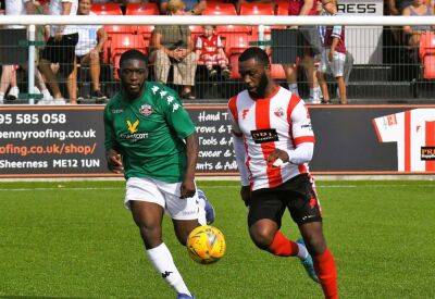 Sheppey United striker Warren Mfula earns new contract after flying start to the season