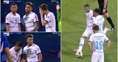Chelsea: Reece James’ reaction to Hakim Ziyech not letting take free-kick v Dinamo Zagreb