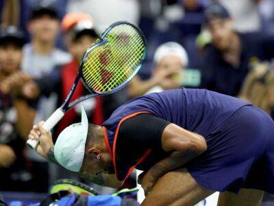 Watch: Nick Kyrgios Breaks Racket In Anger After US Open Exit