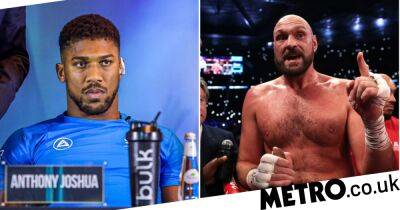 Anthony Joshua - Eddie Hearn - Frank Warren - Anthony Joshua ACCEPTS Tyson Fury’s 60-40 offer with 17 December date already booked at Principality Stadium - metro.co.uk