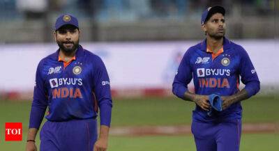 Josh Hazlewood - Babar Azam - ICC T20I Rankings: Rohit Sharma climbs three places to 14th; Suryakumar Yadav drops to fourth spot - timesofindia.indiatimes.com - Australia - India - Dubai - Sri Lanka - Afghanistan - Hong Kong - Pakistan