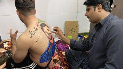 Asia Cup 2022: Pakistani artist and his Afghan human canvas share love of cricket