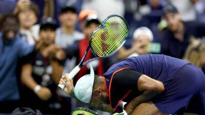 Nick Kyrgios - Serena Williams - Karen Khachanov - Russell Wilson - US Open ejects fans for barbershop prank during Kyrgios meltdown - thenationalnews.com - Russia - Usa - Australia - New York -  New York - county Arthur - county Ashe