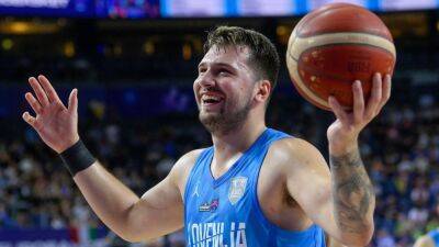 Luka Doncic scores 47 points, second-most in EuroBasket history, to lead Slovenia past France