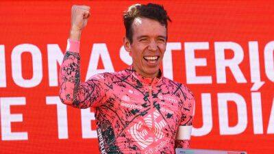 Enric Mas - Remco Evenepoel - Primoz Roglic - Evenepoel in red as Uran completes his Grand Tour set with Vuelta stage win - rte.ie - France - Belgium - Colombia