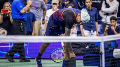 Kyrgios fined US$14,000 for US Open racquet meltdown