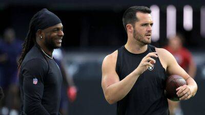Raiders' Davante Adams says he and Derek Carr 'almost died together'