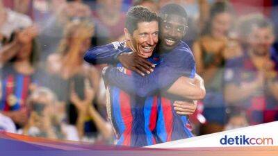 Robert Lewandowski - Ousmane Dembele - Viktoria Plzen - Dembele dan Lewandowski, Duet Maut buat Lawan-lawan Barca! - sport.detik.com