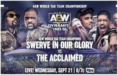 AEW: World Tag Team Championship match confirmed for Grand Slam - givemesport.com -  New York -  Chicago - county Arthur - county Ashe