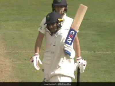 Shubman Gill - Watch: Shubman Gill Misses Ton In Debut Game In County Championship For Glamorgan - sports.ndtv.com - India - county Dillon