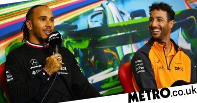 Lewis Hamilton - Daniel Ricciardo - Oscar Piastri - Lewis Hamilton hypes up Daniel Ricciardo amid links to Mercedes - metro.co.uk - Italy - Australia