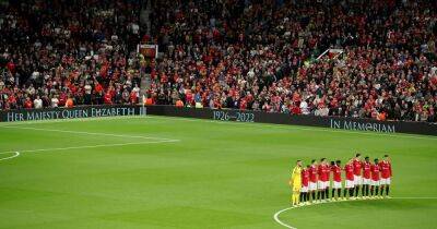 Real Sociedad - Elizabeth Ii - Manchester United hold minute's silence in remembrance of the Queen - manchestereveningnews.co.uk - Britain - Manchester - Scotland - county King And Queen