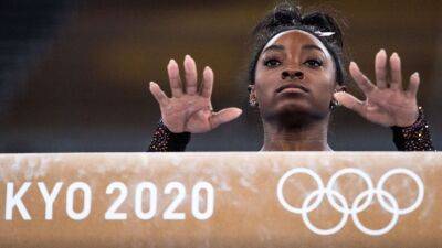 Simone Biles, asked about comeback, says she will be at Paris Olympics in some role