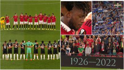 Real Sociedad - Elizabeth Ii Queenelizabeth (Ii) - Europa League - Queen Elizabeth II: Man Utd & Real Sociedad hold minute's silence before match - givemesport.com - Britain - Manchester - county King And Queen