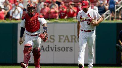 Jeff Roberson - Cardinals duo Adam Wainwright and Yadier Molina tie the MLB record for starts together - foxnews.com - Washington -  Detroit -  Houston - county St. Louis -  Washington -  Milwaukee