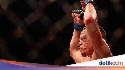 Leon Edwards - Nate Diaz - Khamzat Chimaev - Head to Head Khamzat Chimaev Vs Nate Diaz - sport.detik.com -  Las Vegas -  Lima