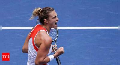 US Open: Aryna Sabalenka makes up for lost time