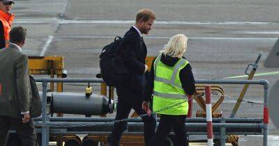 Charles - Prince Harry leaves Balmoral following death of his grandmother the Queen - manchestereveningnews.co.uk - Britain - Manchester - Scotland - London - county Andrew - county Prince William - county Prince Edward - county King And Queen