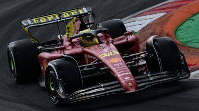 Max Verstappen - Lewis Hamilton - Mohammed Ben-Sulayem - George Russell - Stefano Domenicali - Charles Leclerc - Carlos Sainz - Ross Brawn - Elizabeth Ii II (Ii) - Charles Leclerc Fastest In Ferrari One-Two At Opening Monza Practice - sports.ndtv.com - Britain - Italy - Monaco -  Hamilton - county Russell