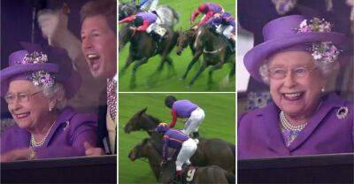 Queen Elizabeth II's heartwarming reaction to her horse winning 2013 Gold Cup