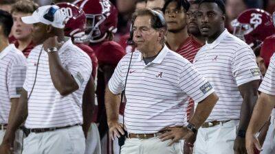 Alabama's Nick Saban recalls trip to state of Texas as heavy favorite: 'We got our a-- kicked'