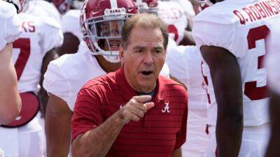 Saban mindful of potential 'horns down' penalty