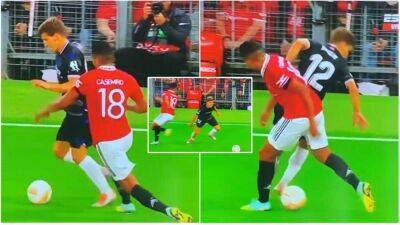 Casemiro: Man Utd new boy suffers cheeky nutmeg on full debut v Sociedad