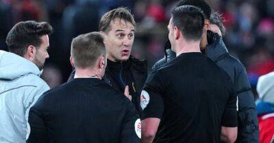 Julen Lopetegui - Daniel Podence - Pedro Neto - Howard Webb - Wolves demand answers from referees’ chief after VAR controversy at Liverpool - breakingnews.ie