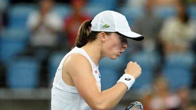 Iga Swiatek - Ash Barty - John Macenroe - Jessica Pegula - Stellar Swiatek poised for more hard court success in Melbourne - channelnewsasia.com - France - Usa - Australia - Poland - county Park