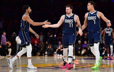 Russell Westbrook - Spencer Dinwiddie - Luka Doncic - Donovan Mitchell - Jarrett Allen - Mavs top Lakers in double overtime, Cavs beat Blazers despite Lillard's 50 - beinsports.com - Los Angeles - county Cleveland