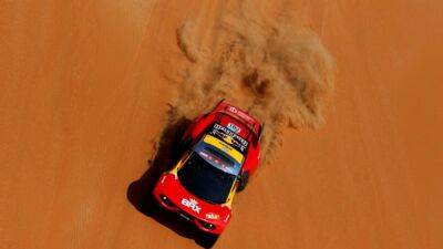 Nasser Al-Attiyah - Rallying-Loeb slots into second with fifth Dakar stage win in a row - channelnewsasia.com - Qatar - Finland - Usa - Australia - Saudi Arabia - Bahrain -  Dakar