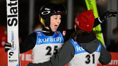 Alexandria Loutitt wins Canada's 1st-ever gold medal in World Cup ski jumping - cbc.ca - Canada - Beijing - Austria - Japan