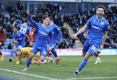 Gillingham 2 Hartlepool United 0: Debutant Tom Nichols scored the opener at Priestfield and made an assist for Dom Jefferies to win League 2 match