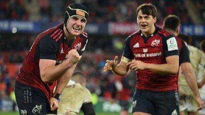 Joey Carbery - Niall Scannell - Mike Haley - Jack Crowley - Gavin Coombes - David Ribbans - 14-man Munster withstand Northampton fightback - rte.ie - Ireland