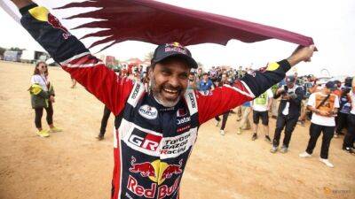 Sebastien Loeb - Nasser Al-Attiyah - Rallying-Qatar's Al-Attiyah wins Dakar for fifth time - channelnewsasia.com - Qatar - France - Brazil - Usa - Argentina - Australia - Saudi Arabia - Bahrain -  Dakar - county Lucas - county Price