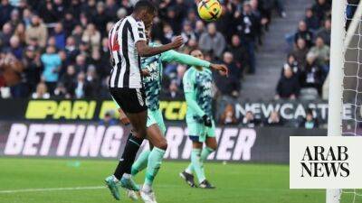 Kieran Trippier - Bruno Guimaraes - Callum Wilson - Bernd Leno - Fabian Schar - Alexander Isak - Nasser Al-Khelaifi - Isak gets one over Mitrovic in ‘battle of Alexs’ as Newcastle beat Fulham 1-0 - arabnews.com - Manchester - Germany -  Riyadh -  Memphis - parish St. James - county Park