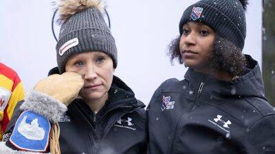 Humphries slides to bobsled bronze medal 1 day after capturing women's monobob