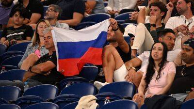 Russian flags banned from Australian Open